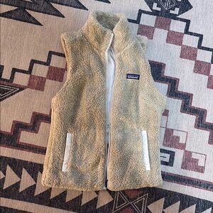 Patagonia Tan Fleece Vest